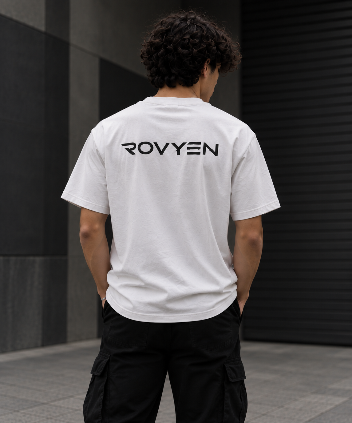 ROVYEN Signature Tee – White